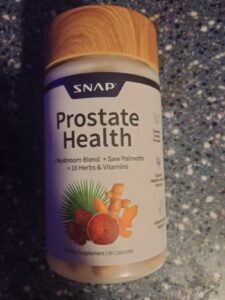 Amazon same product Snap Supplements Prostate Health Supplement with Saw Palmetto for Men, DHT Blocker - Helps Support Male Urinary Tract and Prostate for Mens Health photo review