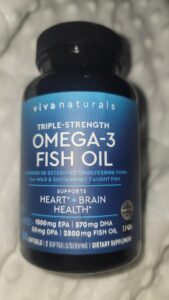 Amazon same product Triple Strength Omega-3 Fish Oil Supplement for Women and Men – 2500 mg High-Potency, Easy-to-Absorb Re-esterified Triglyceride Form, Pescatarian-Friendly DPA EPA DHA Omega-3 Supplement photo review