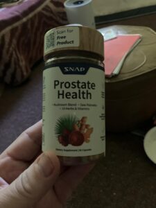 Amazon same product Snap Supplements Prostate Health Supplement with Saw Palmetto for Men, DHT Blocker - Helps Support Male Urinary Tract and Prostate for Mens Health photo review