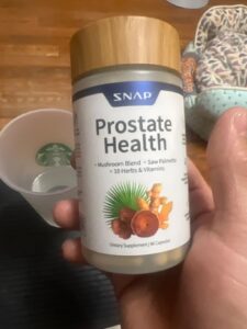 Amazon same product Snap Supplements Prostate Health Supplement with Saw Palmetto for Men, DHT Blocker - Helps Support Male Urinary Tract and Prostate for Mens Health photo review