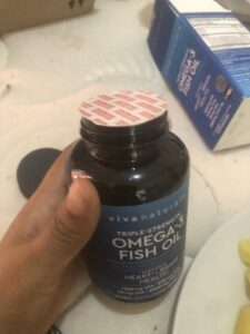 Amazon same product Triple Strength Omega-3 Fish Oil Supplement for Women and Men – 2500 mg High-Potency, Easy-to-Absorb Re-esterified Triglyceride Form, Pescatarian-Friendly DPA EPA DHA Omega-3 Supplement photo review