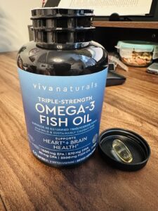 Amazon same product Triple Strength Omega-3 Fish Oil Supplement for Women and Men – 2500 mg High-Potency, Easy-to-Absorb Re-esterified Triglyceride Form, Pescatarian-Friendly DPA EPA DHA Omega-3 Supplement photo review