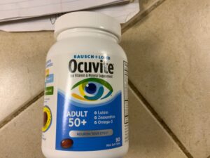 Amazon same product Ocuvite 50+ Eye Vitamin & Mineral Supplement, Multivitamin for Vision & Ocular Health with Omega-3, Zinc, Vitamins C & E, Lutein & Zeaxanthin, Zinc Supplements for Women and Men photo review