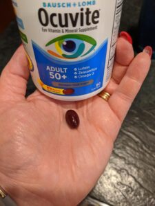 Amazon same product Ocuvite 50+ Eye Vitamin & Mineral Supplement, Multivitamin for Vision & Ocular Health with Omega-3, Zinc, Vitamins C & E, Lutein & Zeaxanthin, Zinc Supplements for Women and Men photo review