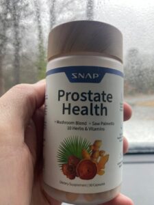 Amazon same product Snap Supplements Prostate Health Supplement with Saw Palmetto for Men, DHT Blocker - Helps Support Male Urinary Tract and Prostate for Mens Health photo review
