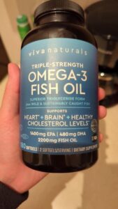Amazon same product Triple Strength Omega-3 Fish Oil Supplement for Women and Men – 2500 mg High-Potency, Easy-to-Absorb Re-esterified Triglyceride Form, Pescatarian-Friendly DPA EPA DHA Omega-3 Supplement photo review