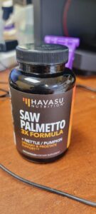 Amazon same product Saw Palmetto Supplement with Stinging Nettle and Pumpkin Seed Extract - Advanced 3X Formula - DHT Blocker Urinary Health and Prostate Support for Mens Health photo review