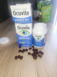 Amazon same product Ocuvite 50+ Eye Vitamin & Mineral Supplement, Multivitamin for Vision & Ocular Health with Omega-3, Zinc, Vitamins C & E, Lutein & Zeaxanthin, Zinc Supplements for Women and Men photo review