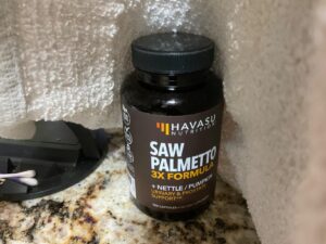 Amazon same product Saw Palmetto Supplement with Stinging Nettle and Pumpkin Seed Extract - Advanced 3X Formula - DHT Blocker Urinary Health and Prostate Support for Mens Health photo review