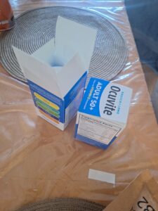 Amazon same product Ocuvite 50+ Eye Vitamin & Mineral Supplement, Multivitamin for Vision & Ocular Health with Omega-3, Zinc, Vitamins C & E, Lutein & Zeaxanthin, Zinc Supplements for Women and Men photo review