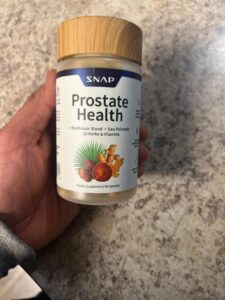 Amazon same product Snap Supplements Prostate Health Supplement with Saw Palmetto for Men, DHT Blocker - Helps Support Male Urinary Tract and Prostate for Mens Health photo review