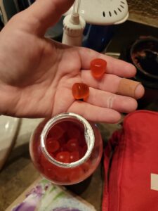 Amazon same product Metamucil Adult Dietary Fiber Gummies, Sugar-Free Orange Flavor, 5g Prebiotic Plant Fiber Supplement Blend, 120 count photo review