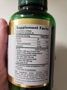 Amazon same product Nature's Bounty Odorless Fish Oil, 1200mg Omega-3 per Serving Including EPA & DHA, Supports Heart Health, Purified to Eliminate Mercury, Coated Softgels, Gluten Free, No Shellfish, 90 Ct photo review