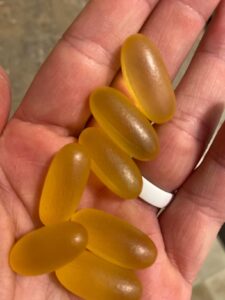 Amazon same product Nature's Bounty Odorless Fish Oil, 1200mg Omega-3 per Serving Including EPA & DHA, Supports Heart Health, Purified to Eliminate Mercury, Coated Softgels, Gluten Free, No Shellfish, 90 Ct photo review