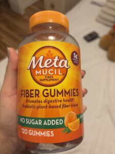 Amazon same product Metamucil Adult Dietary Fiber Gummies, Sugar-Free Orange Flavor, 5g Prebiotic Plant Fiber Supplement Blend, 120 count photo review