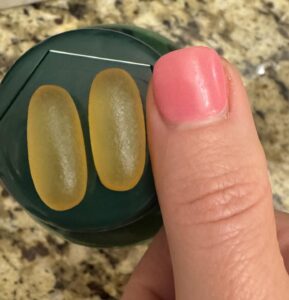 Amazon same product Nature's Bounty Odorless Fish Oil, 1200mg Omega-3 per Serving Including EPA & DHA, Supports Heart Health, Purified to Eliminate Mercury, Coated Softgels, Gluten Free, No Shellfish, 90 Ct photo review