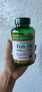 Amazon same product Nature's Bounty Odorless Fish Oil, 1200mg Omega-3 per Serving Including EPA & DHA, Supports Heart Health, Purified to Eliminate Mercury, Coated Softgels, Gluten Free, No Shellfish, 90 Ct photo review