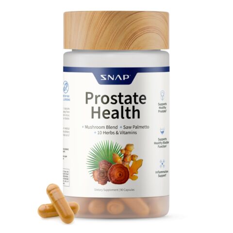 Amazon same product Snap Supplements Prostate Health Supplement with Saw Palmetto for Men, DHT Blocker - Helps Support Male Urinary Tract and Prostate for Mens Health